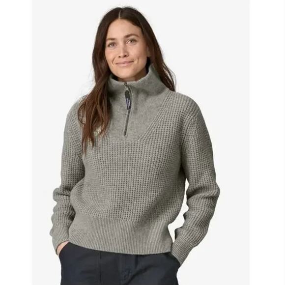 Patagonia Women's Recycled Wool-Blend 1/4-Zip Sweater